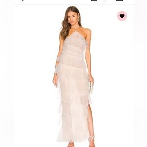The Bar Henri dress- nude colored long dress in size 6